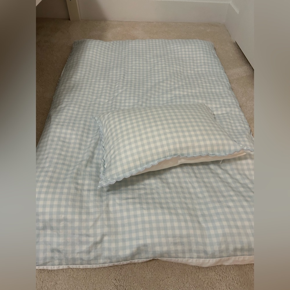 Gooseljng Picnic Gingham Toddler Duvet